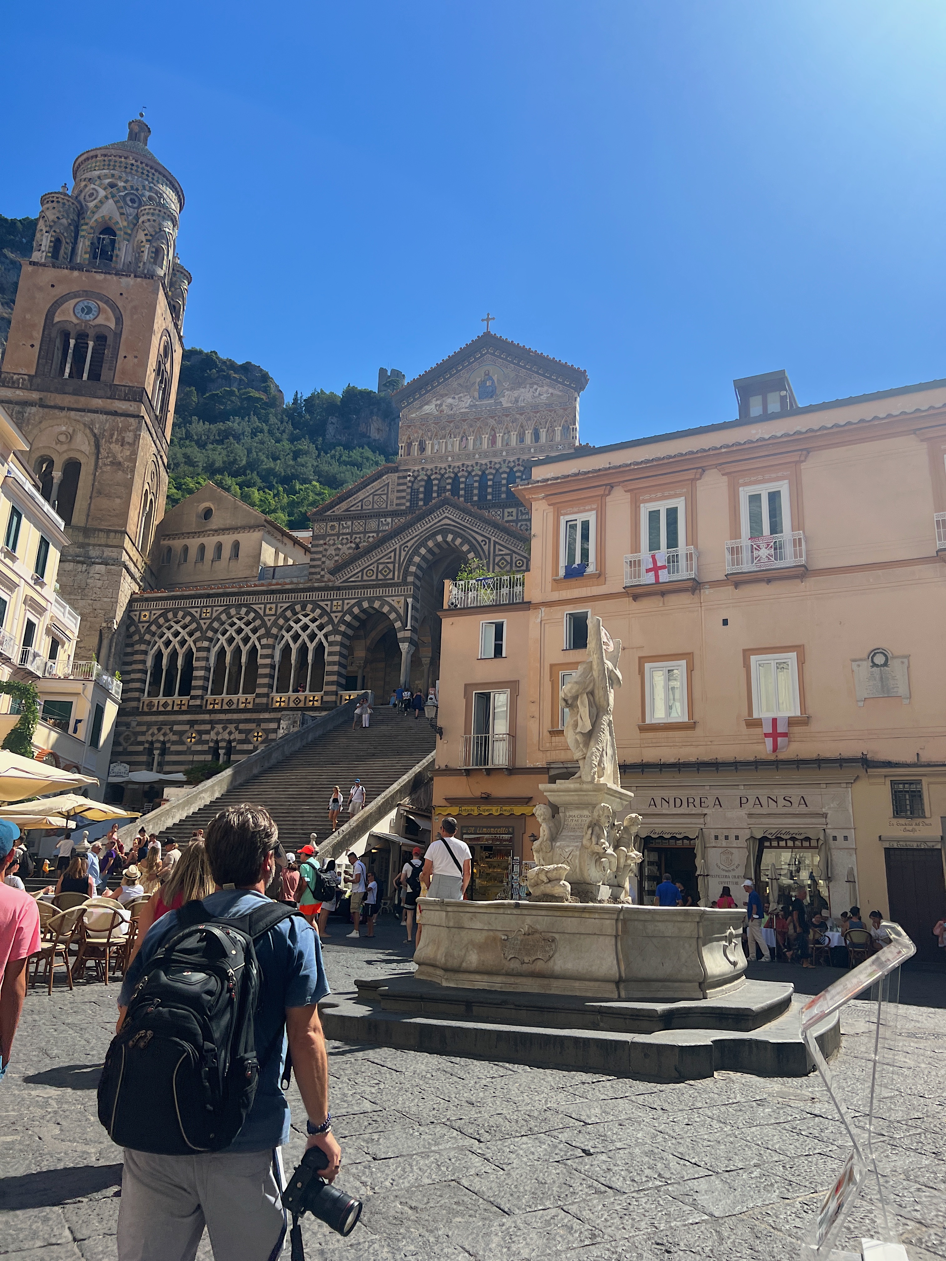 The historic Amalfi village